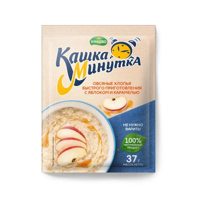 Kashka-Minutka apple and caramel 37g