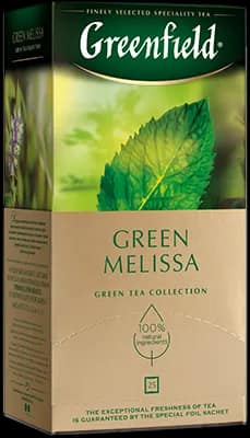 Greenfield Green Melissa tea, 25 sachets