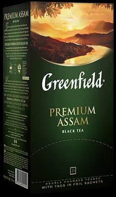 Greenfield Premium Assam tea, 25 sachets