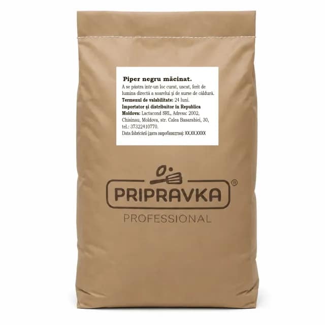 Ground black pepper Pripravka 1kg (bag)