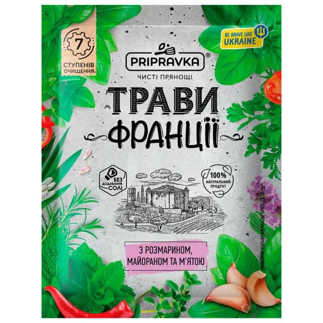 Seasoning Pripravka Herbs of France with rosemary, marjoram and mint 10g