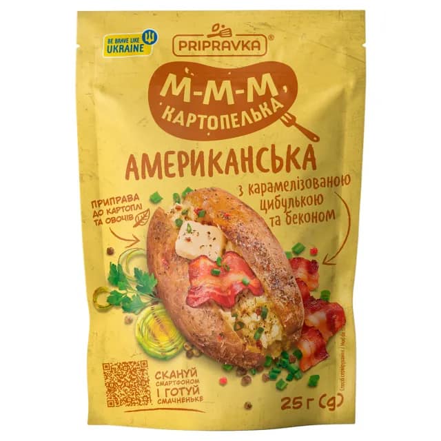 Seasoning Pripravka American for potatoes and vegetables with caramelized onions and bacon 25g