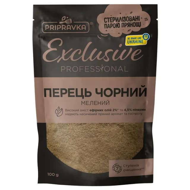 Pepper black Pripravka Exclusive Professional ground 100g